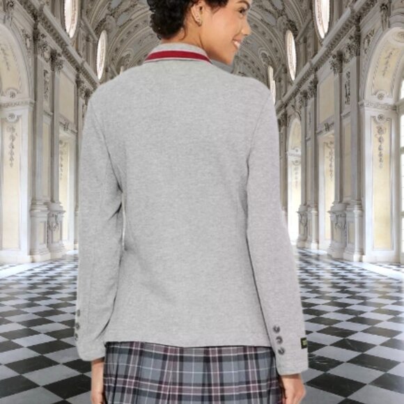 Women's Target Exclusive Beetlejuice Astrid Graphic Blazer - Heather Gray XL NWT - Picture 2 of 10